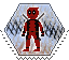 deadpool hexagonal stamp